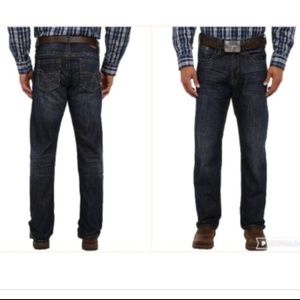 Stetson Jeans Size 29x32 1312 Relaxed Bootleg Cowboy Western Relaxed Fit New